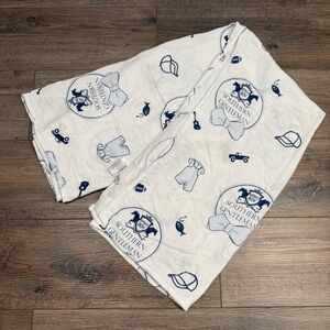 Little Hometown 'Southern Gentleman' Muslin Baby Swaddle Blanket